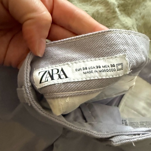 Zara Women's lilac purple Bermuda Shorts - Picture 2 of 7